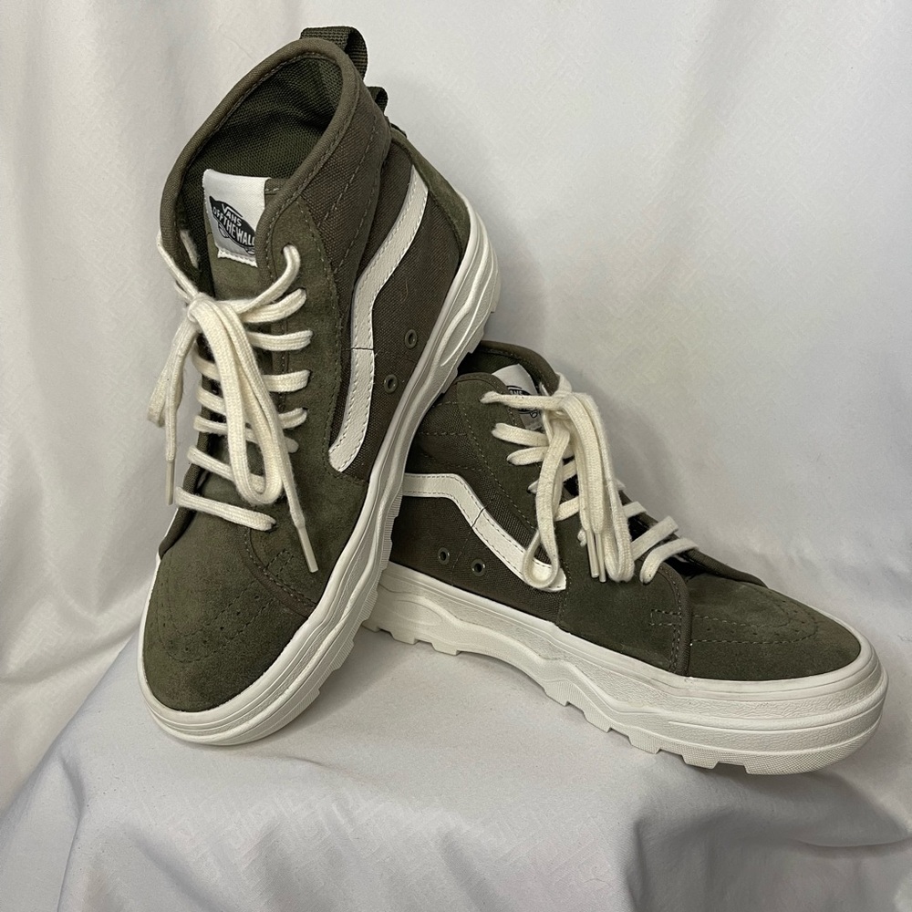 Vans Sentry SK8-Hi WC Kalamata Olive Green Women's 7.5 High Top Sneakers Boots
